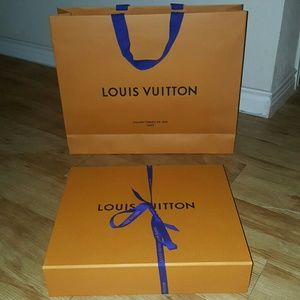 Louis Vuitton gift box and sack